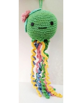 Amigurumi Soft Toy- Handmade Crochet- Octopus (Green) Amigurumi Soft Toy- Handmade Crochet- Octopus (Green)
